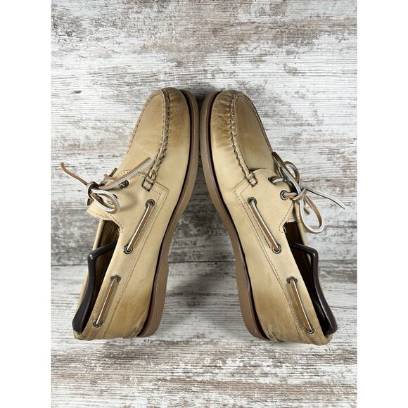 Men\'s Sperry Gold Cup Tan Leather Boat Shoes Sz 10.5 EUC! main image 5